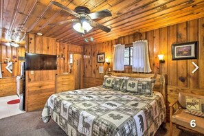 Een bureau, gratis wifi, beddengoed