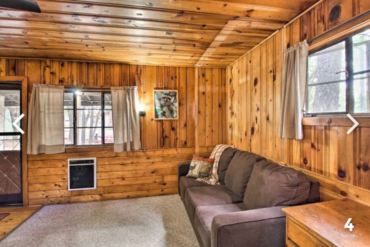 Smart TV, fireplace, DVD player, books