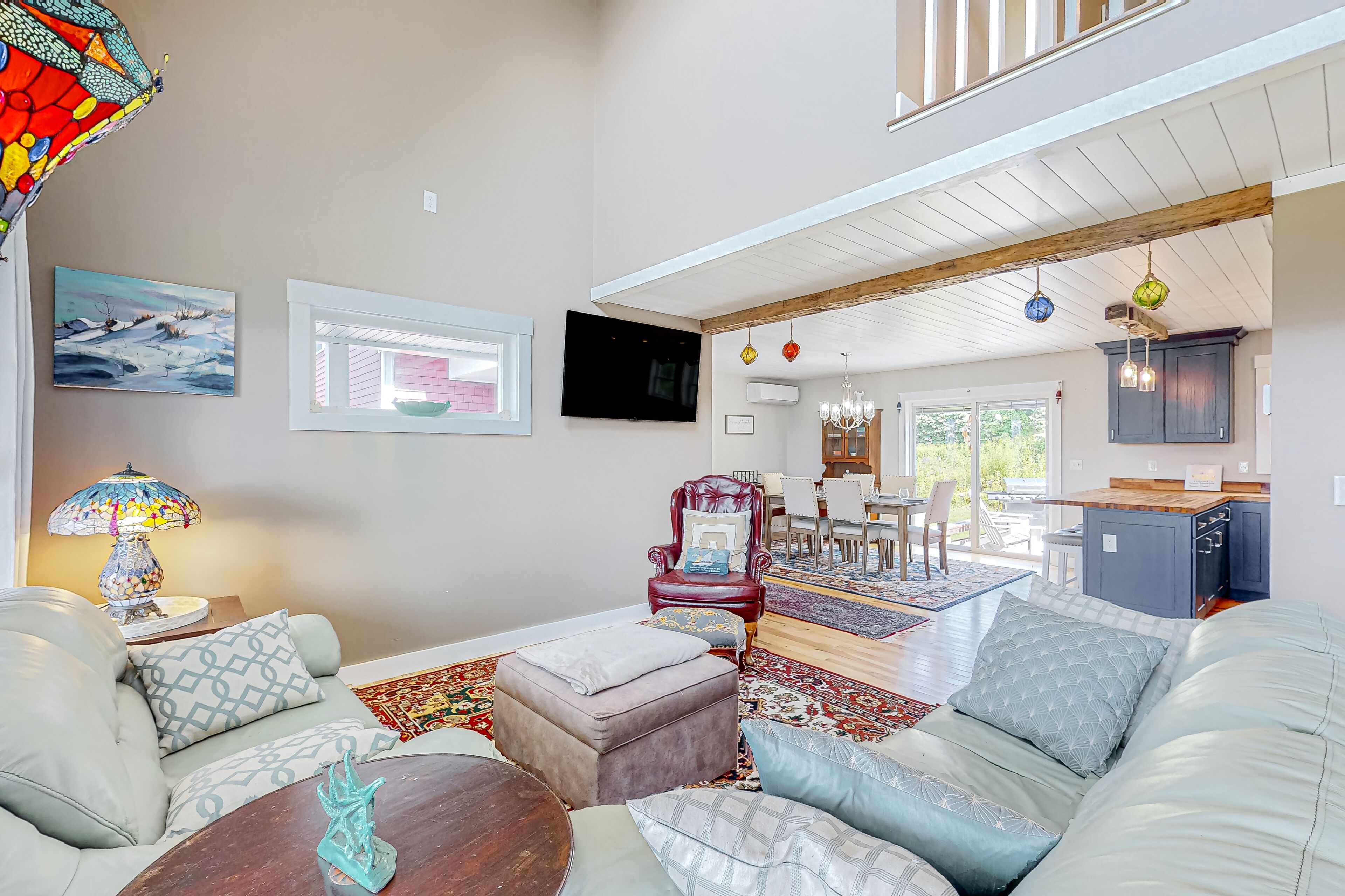 Dog-friendly home with grill, patio, and short walk to local attractions
