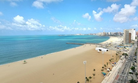 En la playa