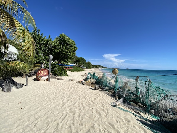 Beach nearby, beach towels
