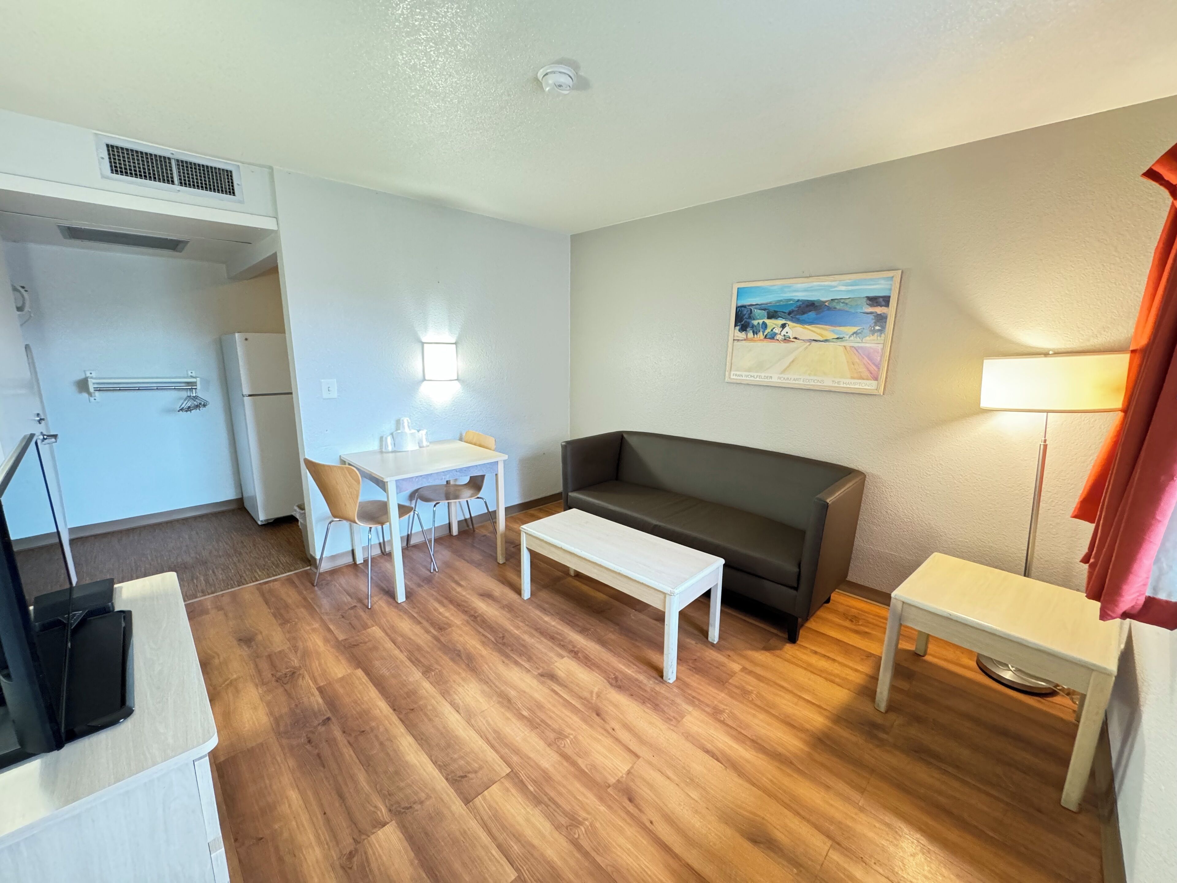 24-inch TV with cable channels