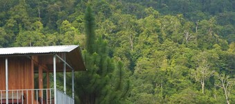 Cabaña para dos con una increíble vista al bosque de Platanillo
