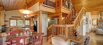 Cozy cabin in the heartland of outdoor recreation for every age and ability.