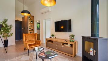 Älytelevisio, takka, stereot