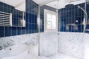 Shower, hair dryer