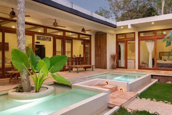 Living area - Villa Sanah (Tulum)