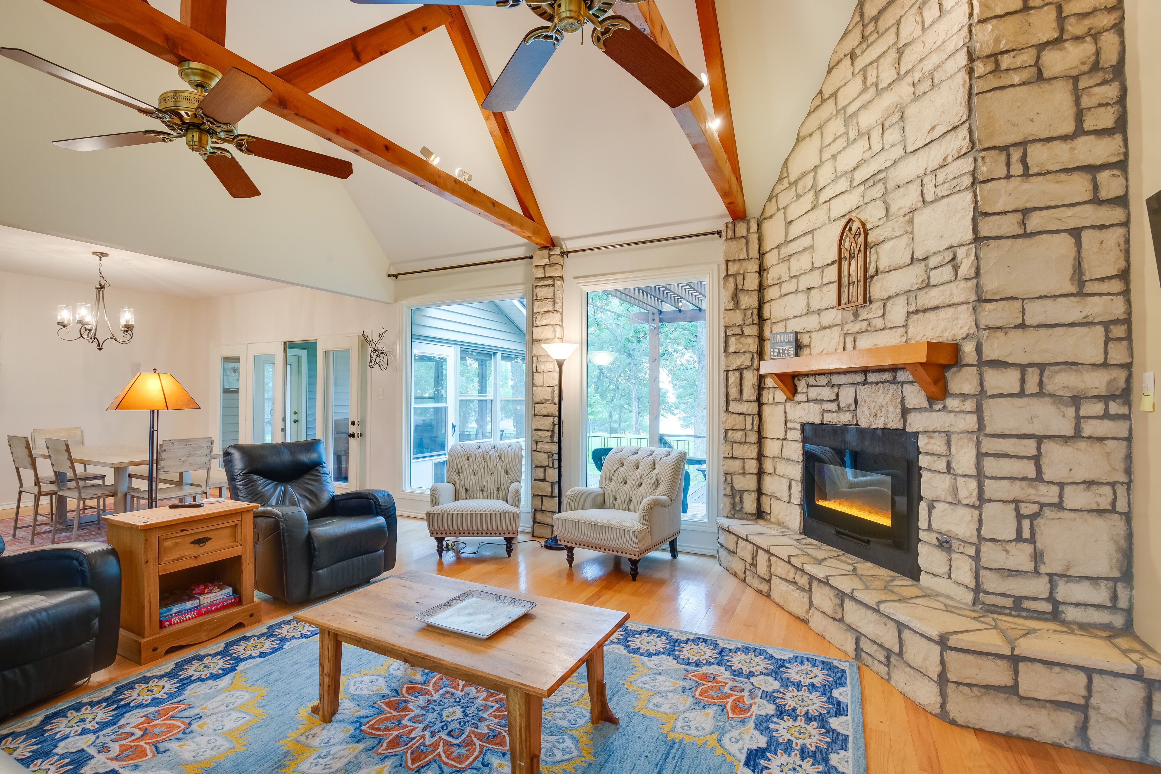 Waterfront Lake Fork Vacation Home w/ Boat Dock!
