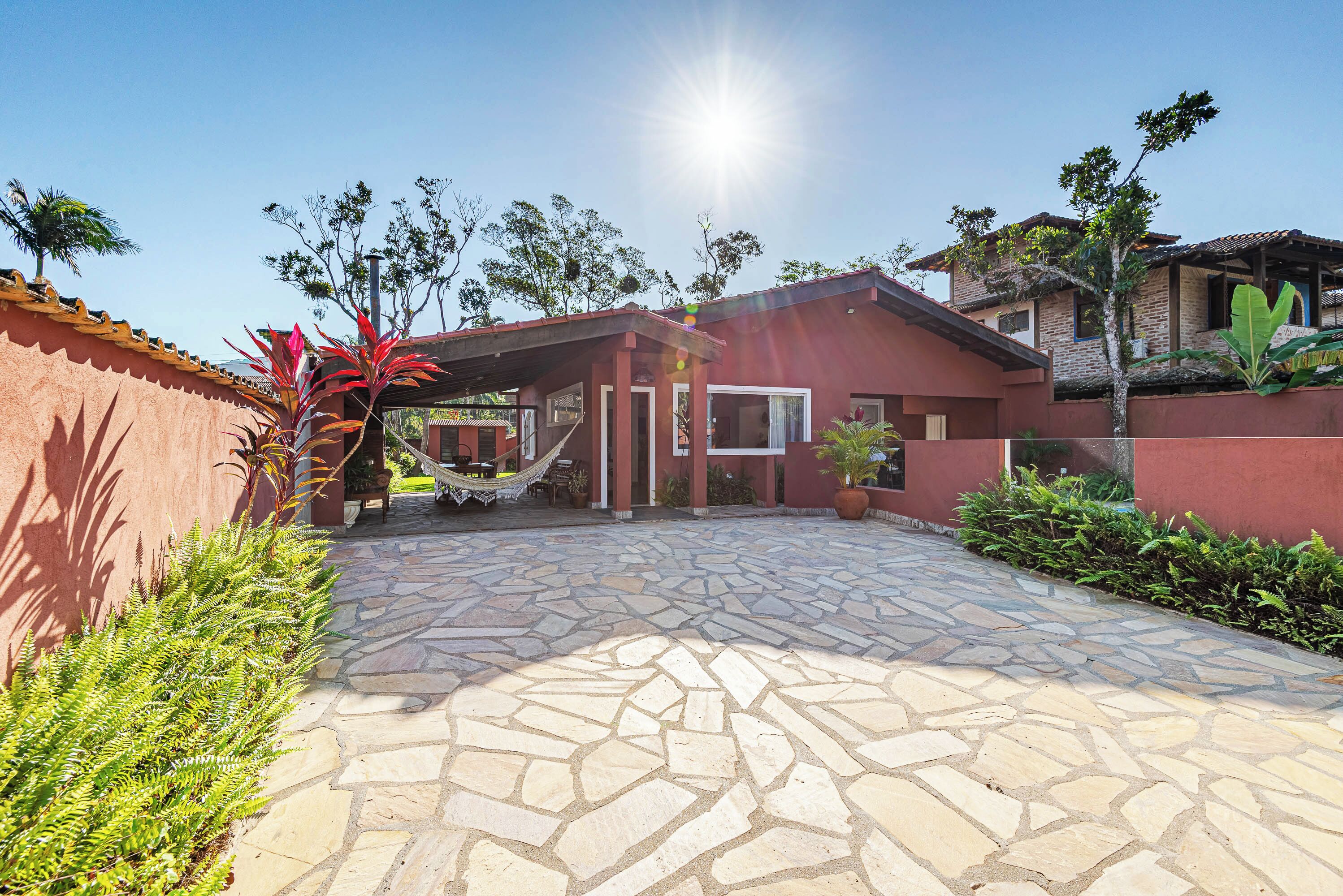 Majoituspaikan julkisivu