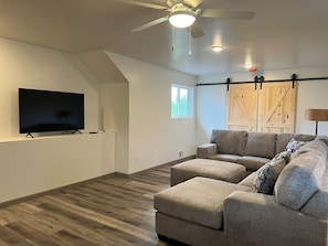 TV connectée, cheminée