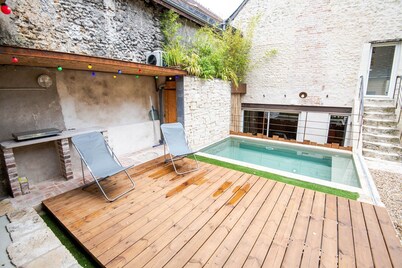 Maison paradisiaque avec piscine