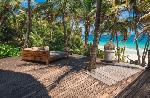 Casa ZaBa 5BR Oceanfront Villa with private cenote