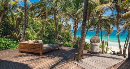 Casa ZaBa 5BR Oceanfront Villa with private cenote