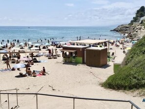 On the beach