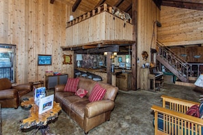 42-inch Smart TV with digital channels, TV - The Voges' Lake House (Big Bear Lake)
