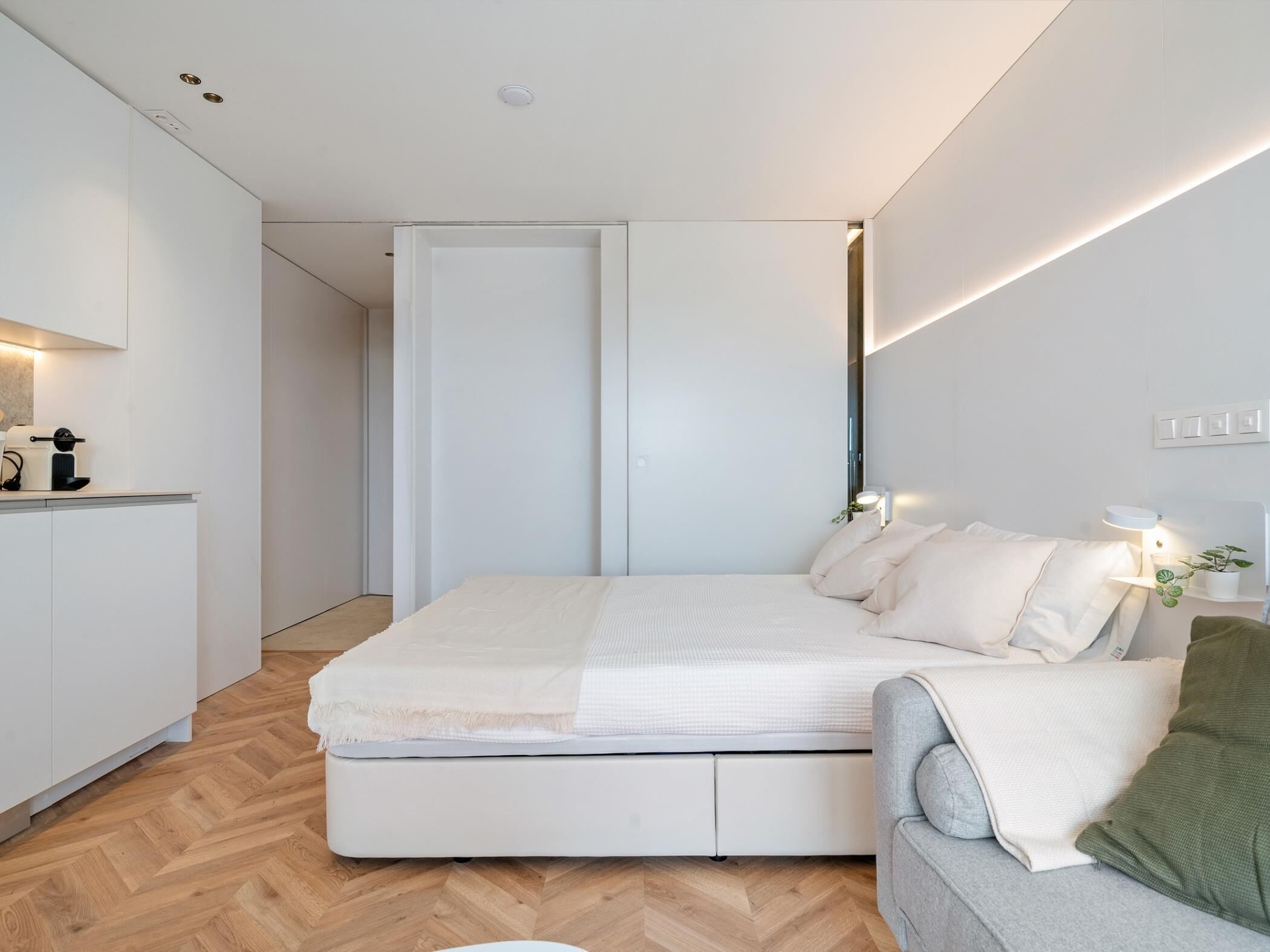 1 habitación, tabla de planchar con plancha y internet gratis 