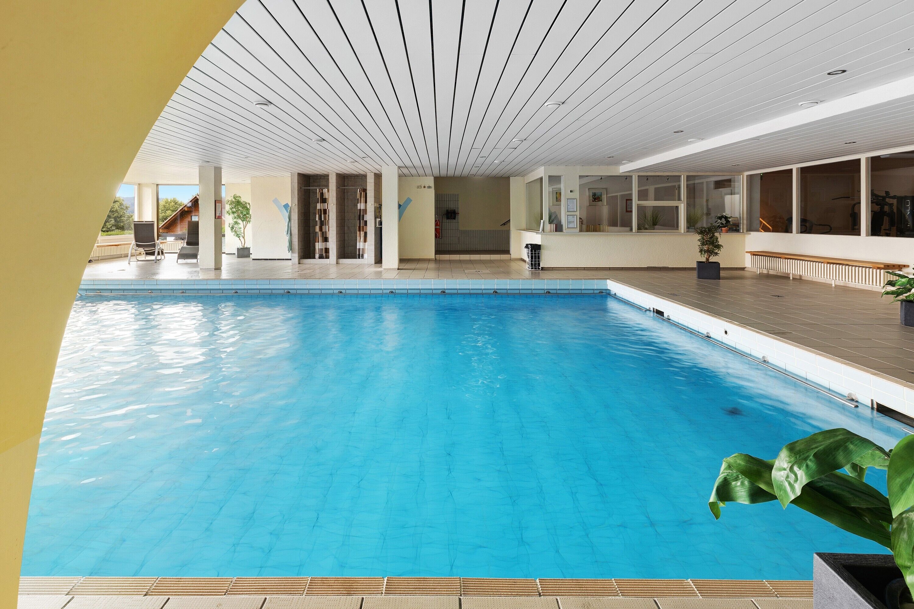 Indoor pool, a heated pool