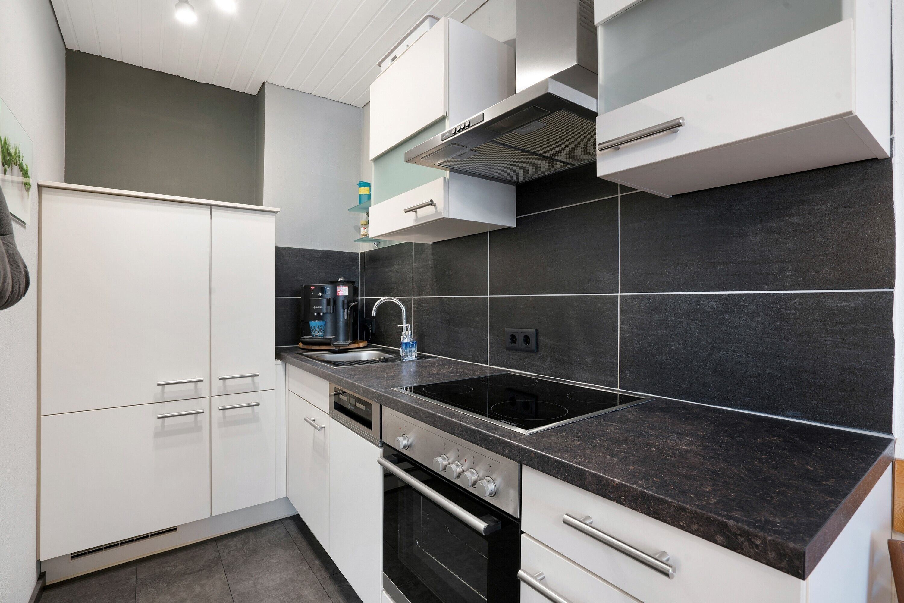 Kühlschrank, Ofen, Herdplatte, Geschirrspüler