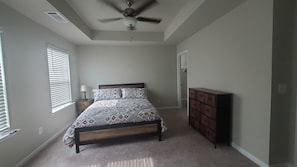 3 bedrooms, in-room safe, iron/ironing board, free WiFi