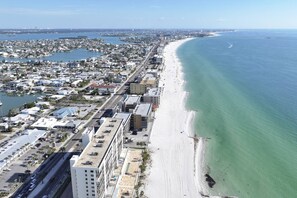 Beach nearby, beach towels, motor boating, fishing