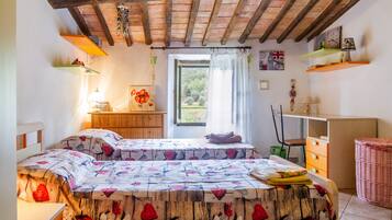 2 slaapkamers, een strijkplank/strijkijzer, gratis wifi, beddengoed