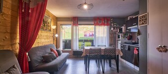 Estudio 'Au Pieds Pistes Ski Collet' con balcón y Wi-Fi