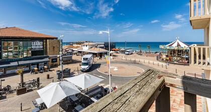 Appartement '2 Pièces Face Océan, Lacanau' avec vue sur mer, balcon et Wi-Fi