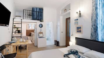 1 chambre, fer et planche Ă repasser, Wi-Fi gratuit, draps fournis