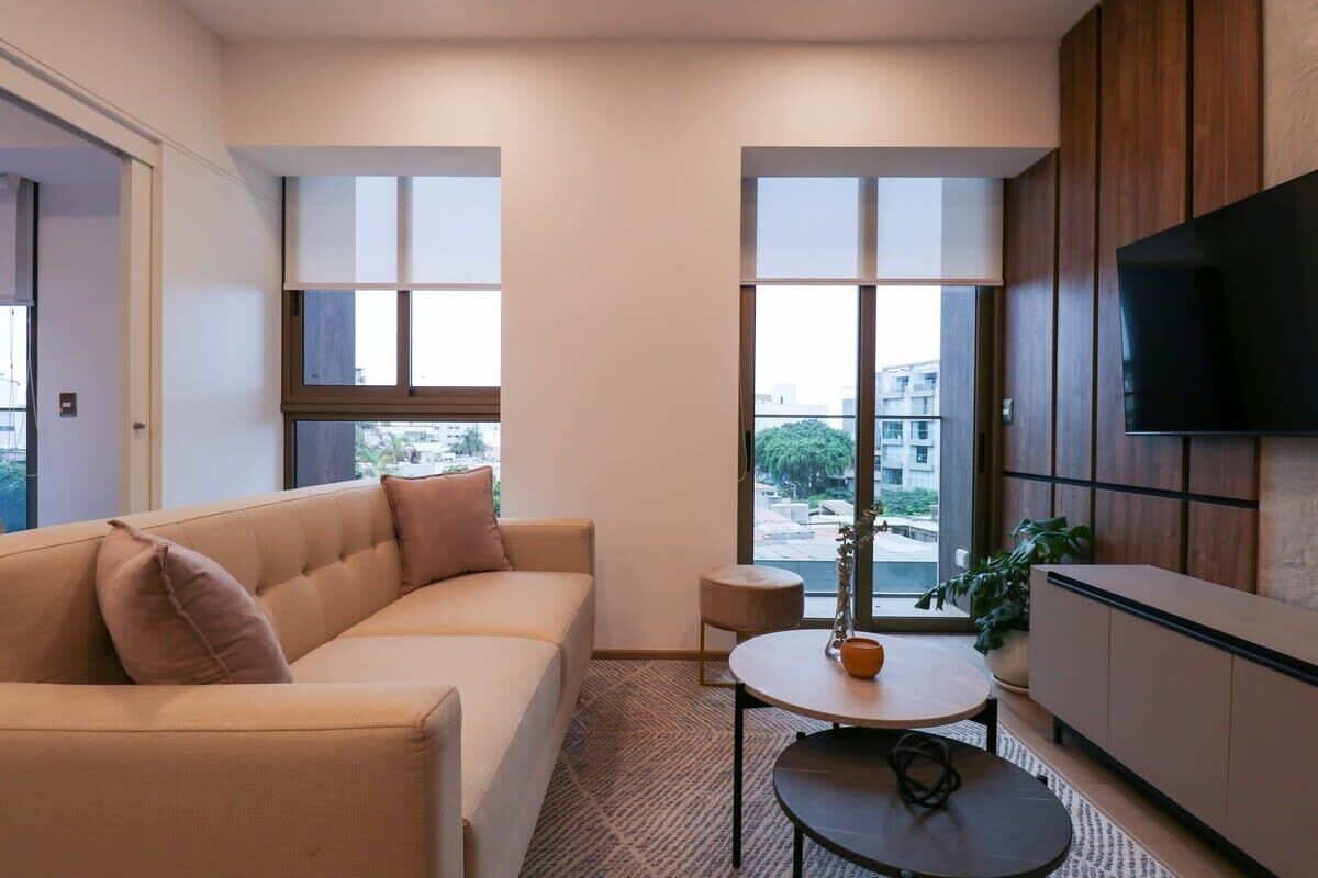 Televisie en een kantoor