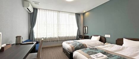 1 chambre, bureau, Wi-Fi gratuit, draps fournis