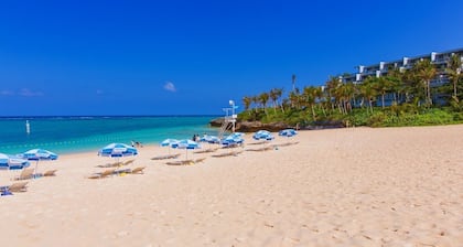 Popular Moon Beach and Tiger Beach are within a / Kunigamigun Okinawa