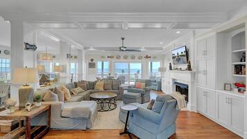 Smart TV, video games, foosball, table tennis