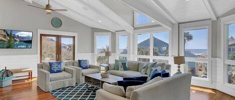 TV, table tennis, books