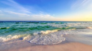 On the beach