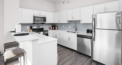 2BR 2BA The Block Apartment - CozySuites