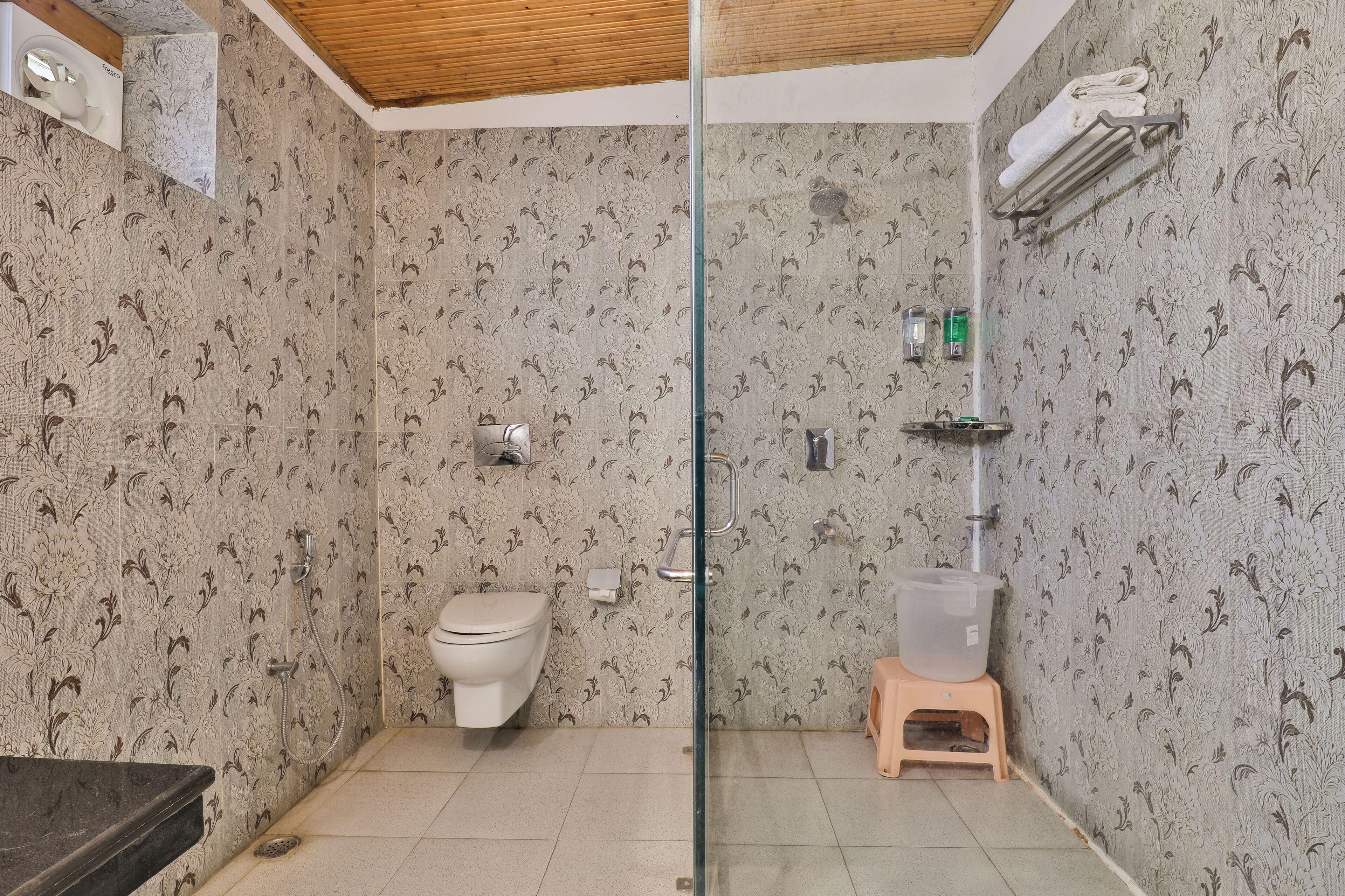 Free toiletries, hair dryer, slippers