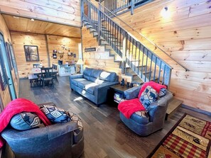 Ferienhütte, 2 Schlafzimmer | Wohnbereich