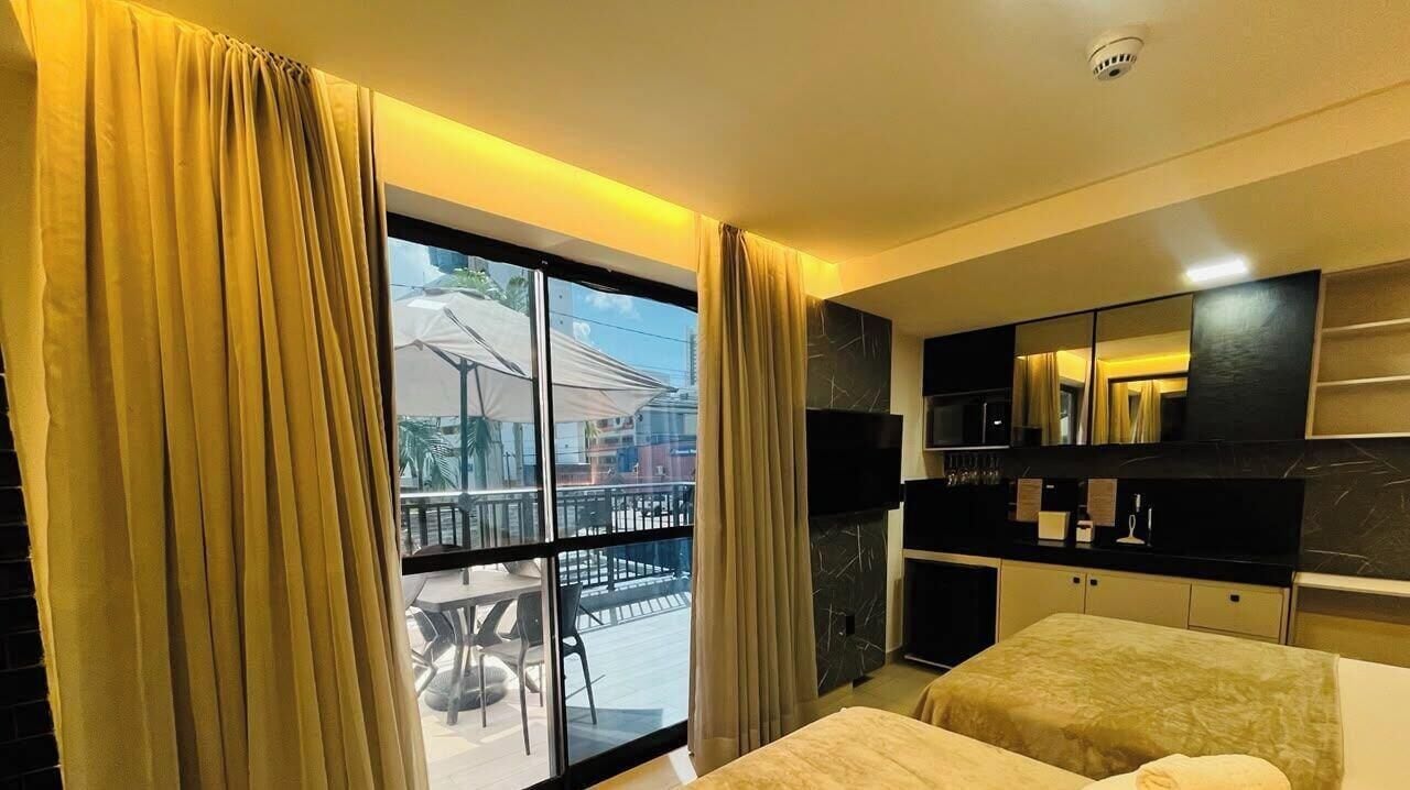 Apartamento | Roupas de cama premium, camas com colchões pillow-top, escrivaninha