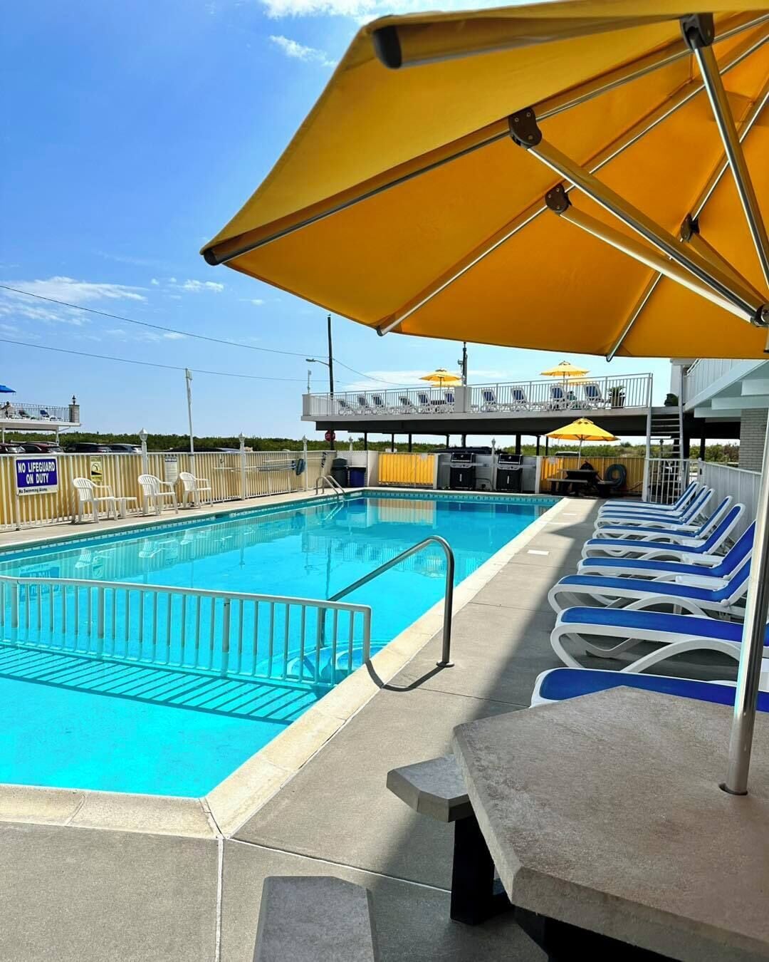 Seasonal outdoor pool