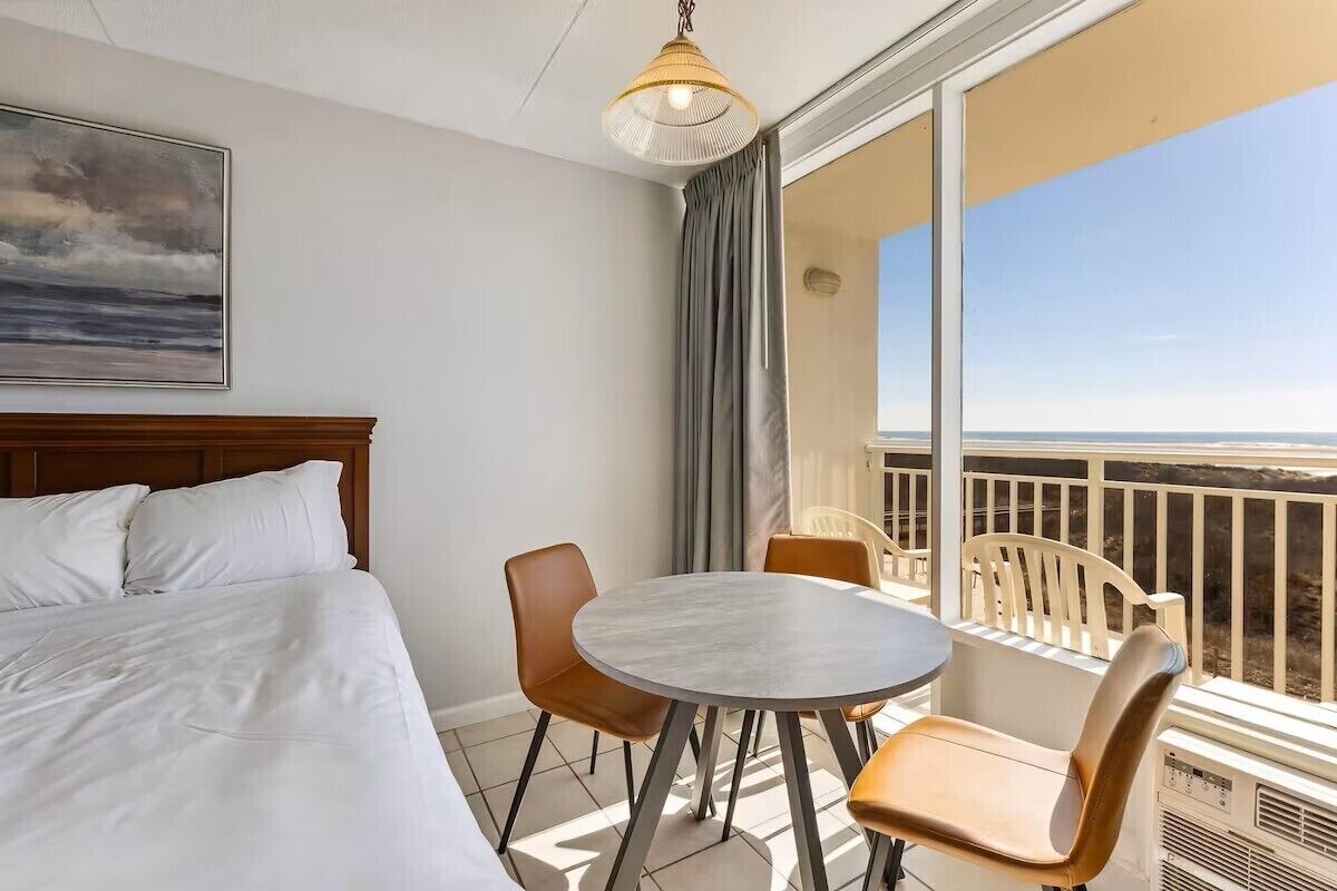 Deluxe Studio, 2 Double Beds, Ocean View, Oceanfront | Individually decorated, individually furnished, laptop workspace