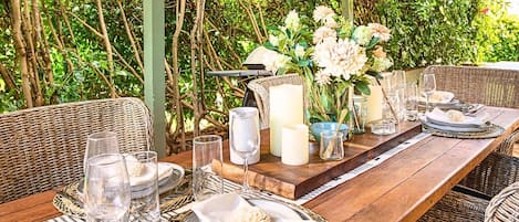 Udendørs spisemuligheder