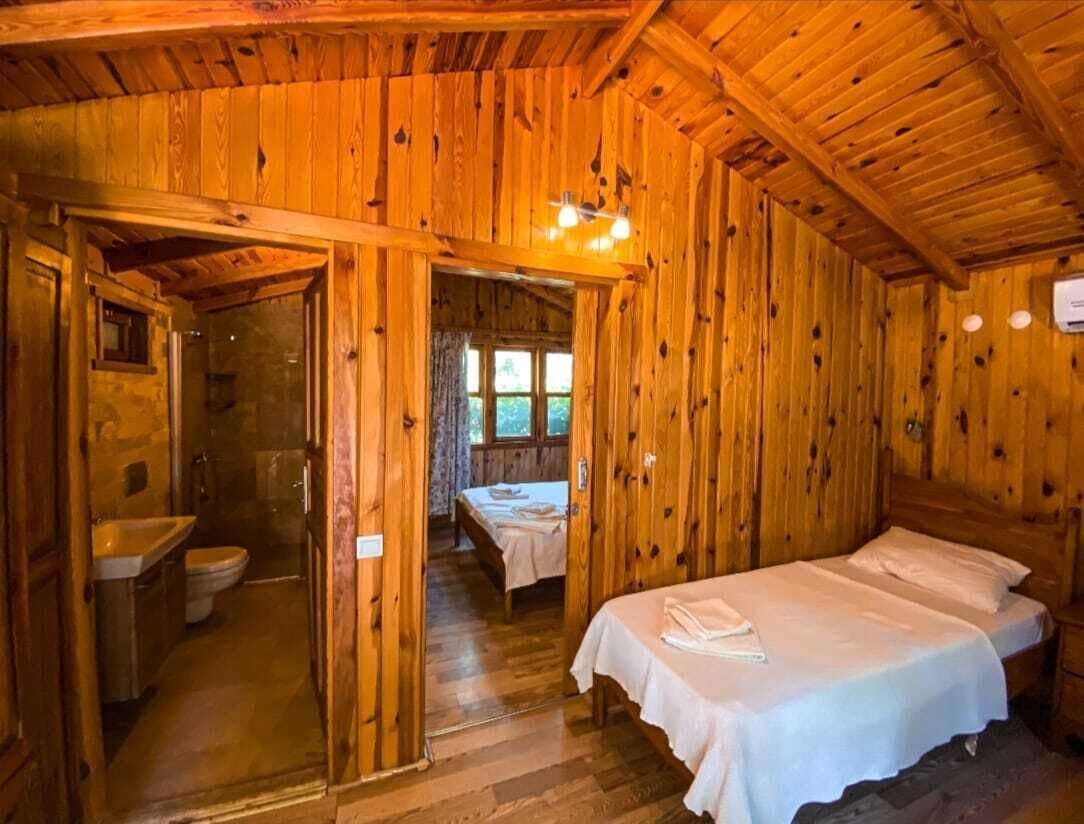 Bangalô família, vista para o jardim | Wi-Fi de cortesia, roupa de cama