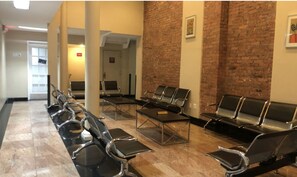 Sala de estar en el lobby