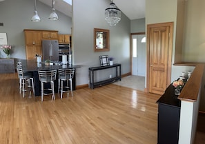Dining - Fully custom modern four bedroom home on 13 acres with a stocked pond. (Murphysboro)