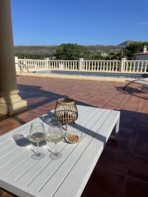 Terrace/patio - Stunning Villa with Scenic Views of Golf Course & Modern Open Plan Kitchen (La Mandarina)