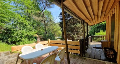 Chalet de la forêt, 1 à 7 personnes, étape ou détente, la nature vous accueil.