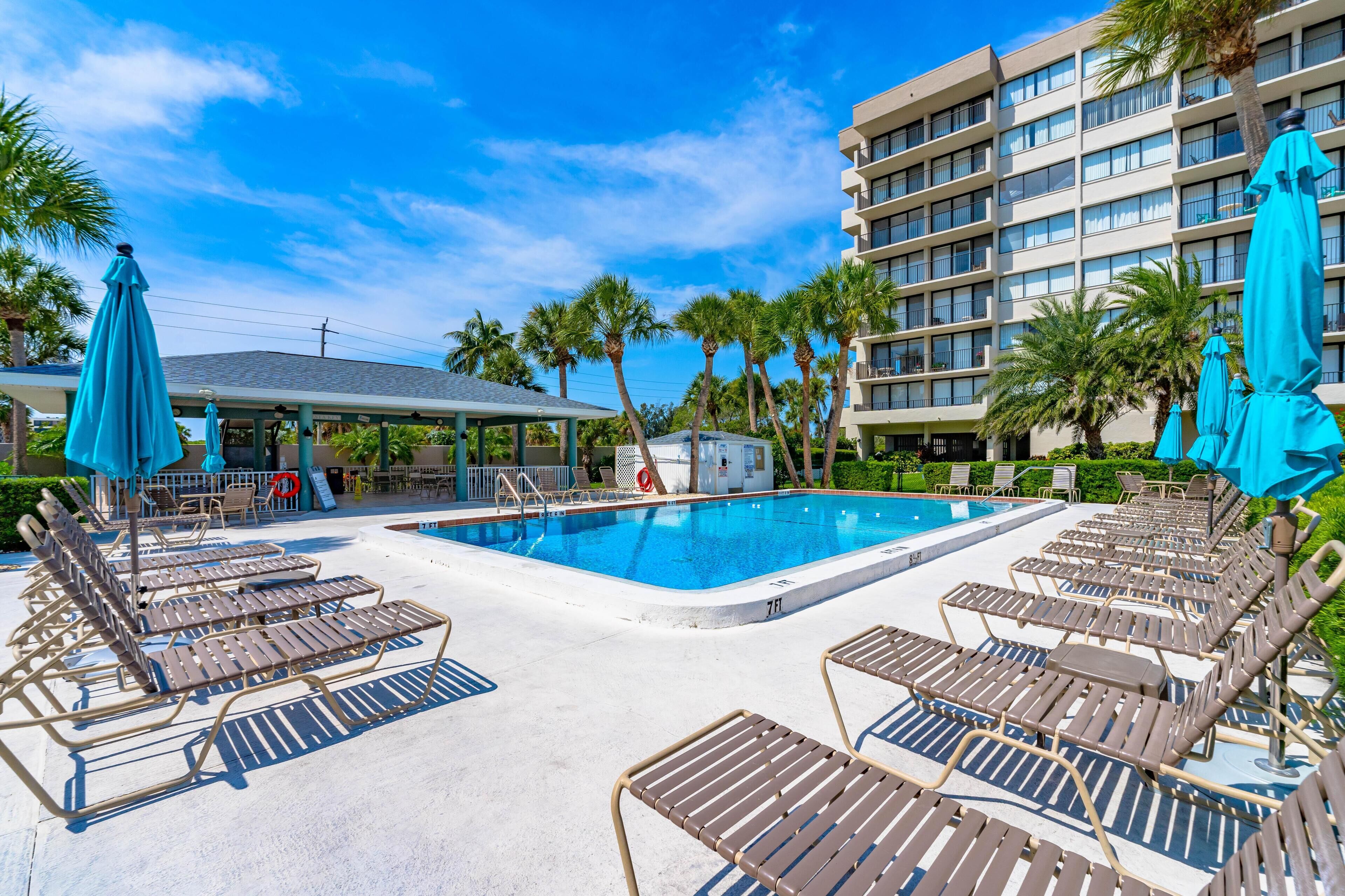 Condo, Multiple Beds, Lake View (C103) | Pool | Outdoor pool, sun loungers