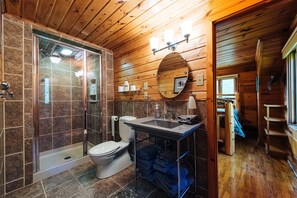 Shower, towels