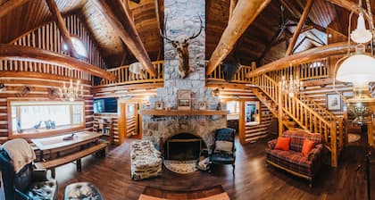 🦌 Forks River Lodge – Private Boardman Riverfront | Game Room | Pet-Friendly