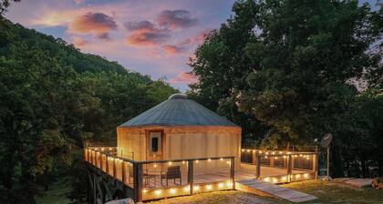 Lux Yurt Boulder H/T Creek Frontage Buffalo River